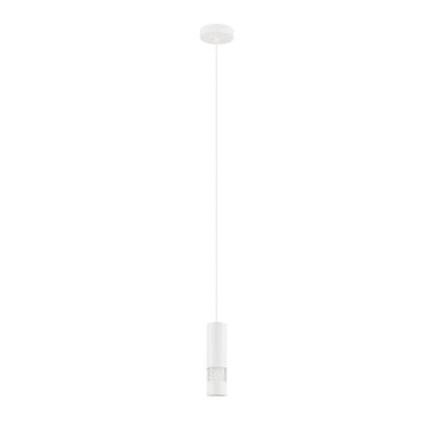 Bernabeta Mini LED Pendant White Steel Transparent Plastic 4000K - 39701N