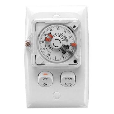 Clipsal Standard Series Timer Switch' 250V 15A 24 Hour Timer - TC32V24-WE
