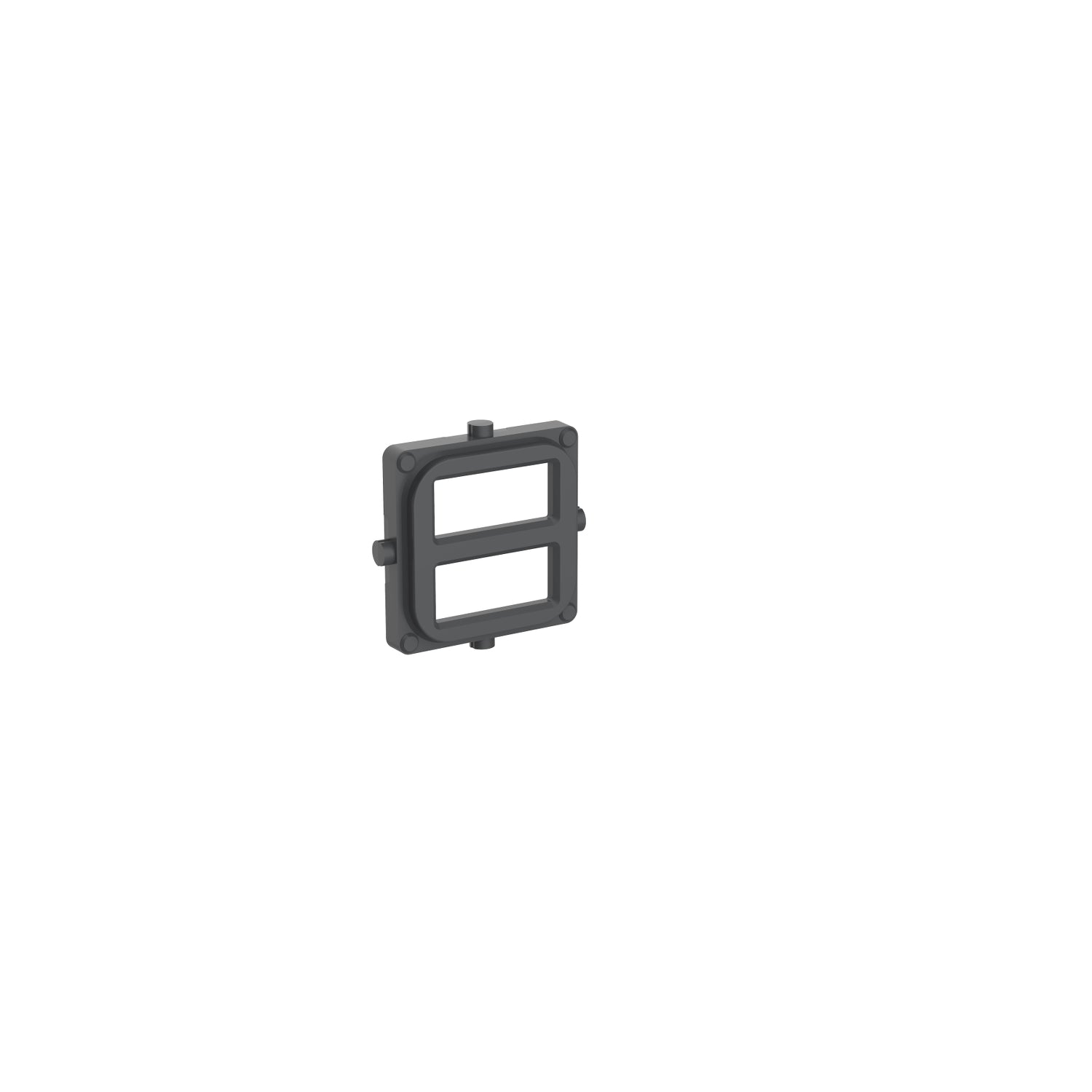 Clipsal Iconic USB Mechanism Cap Dual USB Charger 5 Pack Anthracite - 40E2USBCAP-AN - ARCK Electrical Wholesale Supplies