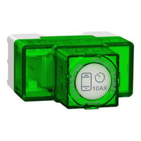 Clipsal Iconic Push Button Wiser Switch with Bluetooth - 41E10PBSWM-VW