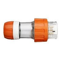 Clipsal 56 Series Round 5 Pin 32A Straight Plug Electric Orange - 56P532-EO
