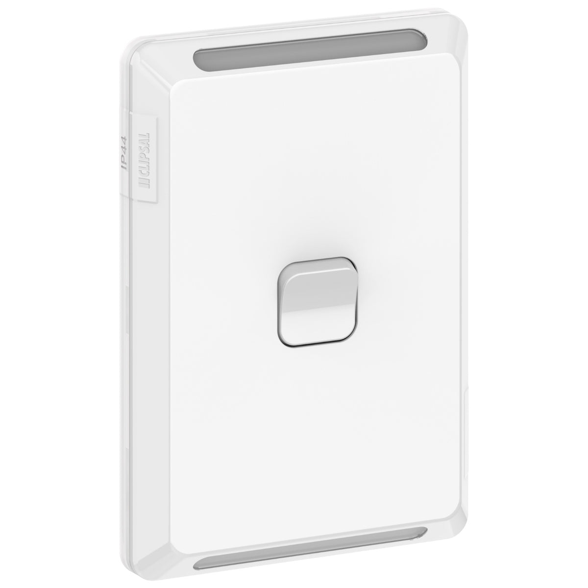 Clipsal Pro Series Switch Vertical 1 Gang 1/2 Way 20A /16AX 230/240V Extra Vivid White - P3041V44-XW - ARCK Electrical Wholesale Supplies