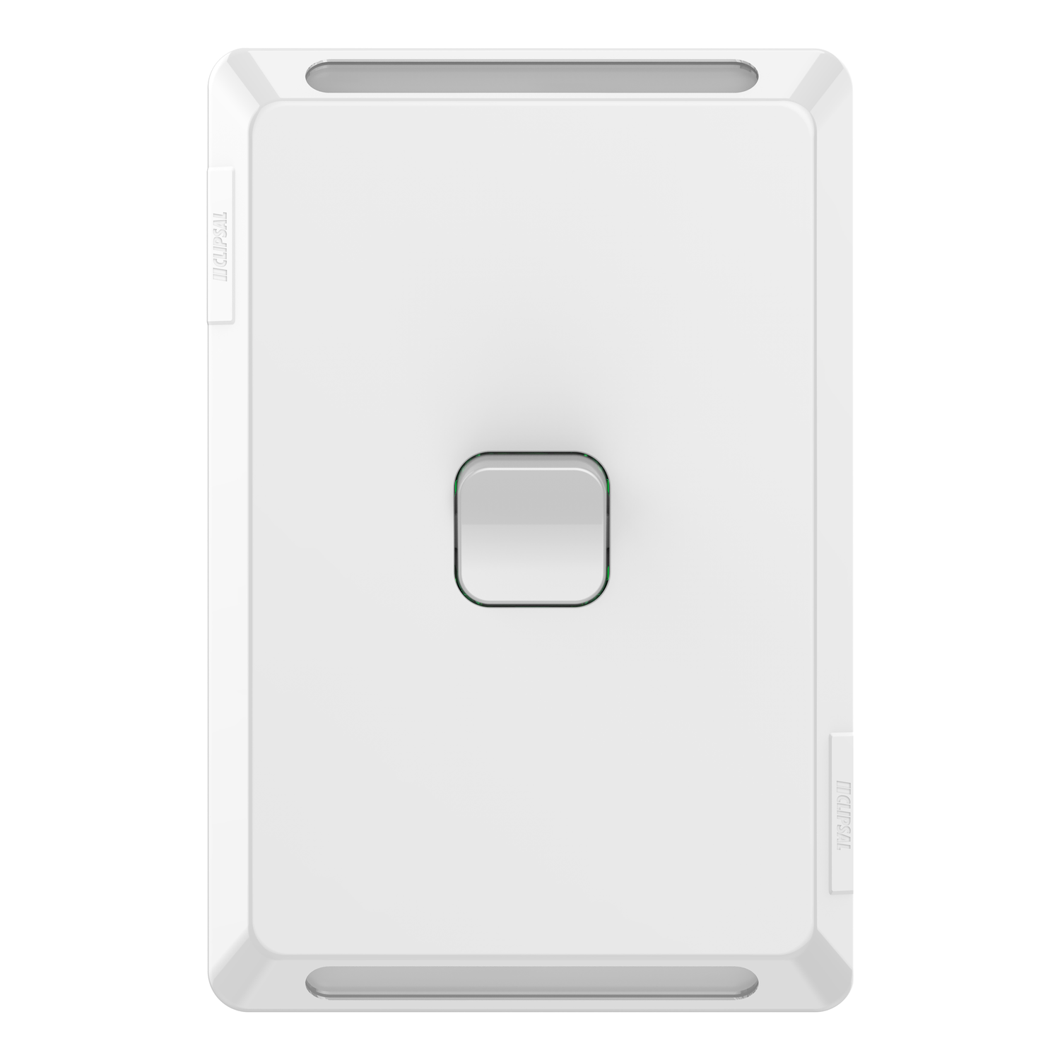 Clipsal Pro Series Flush Switch Vertical Mount 1 Gang 1-Way/2-Way Extra Vivid White - P3041VA-XW - ARCK Electrical Wholesale Supplies