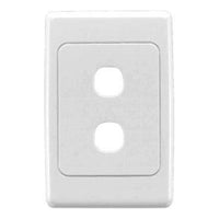 Clipsal Classic 2 Gang Grid & Plate - 2032VH-WE