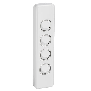 CLIPSAL CLASSIC 4 GANG ARCHITR - C2034AWE
