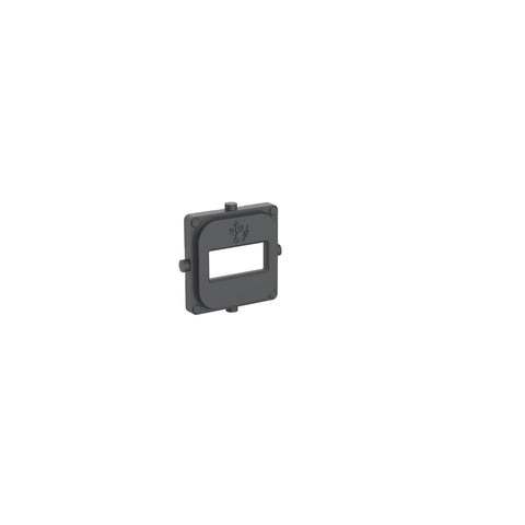 Clipsal Iconic USB Mechanism Cap Single USB Charger Anthracite - 40E1USBCAP-AN - ARCK Electrical Wholesale Supplies