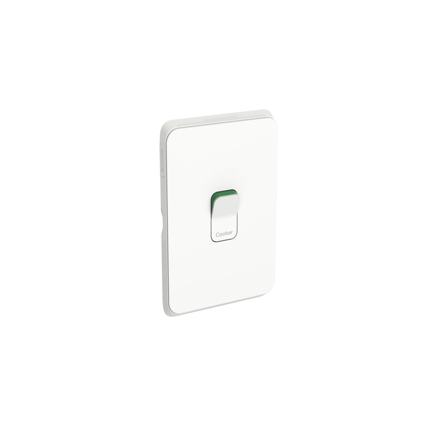 Clipsal Iconic Cooking Appliance Isolator Switch and Skin 45A Vivid White - 3041D45-VW - ARCK Electrical Wholesale Supplies