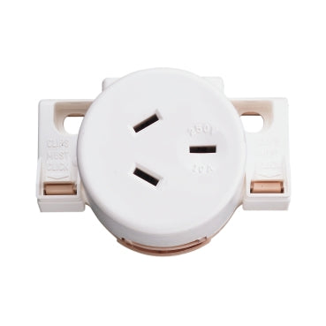 Clipsal Socket Surface 10A 3Pi - CLI413QC