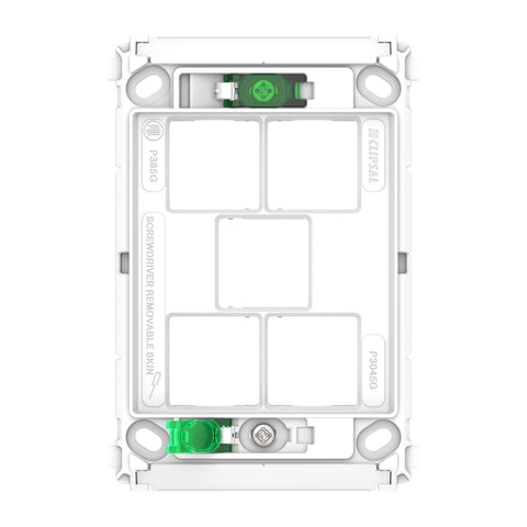 Clipsal Pro Series Switch Grid 5 Gang Horizontal/Vertical Mount - P3045G - ARCK Electrical Wholesale Supplies
