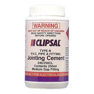 Clipsal Cement Jointing PVC 250ml Clear - 240/250CL