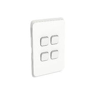 Clipsal Iconic 4 Gang Switch Grid & Skin - 3044VH-VW