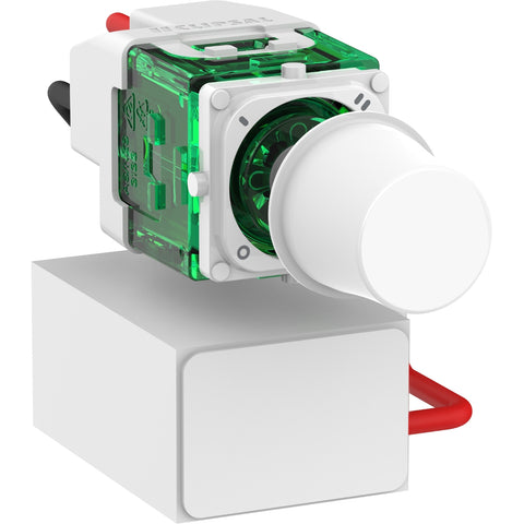 Clipsal Pro Series Fan Speed Controller 4-Position Rotary Switch Extra Vivid White - P40CSFM-XW - ARCK Electrical Wholesale Supplies