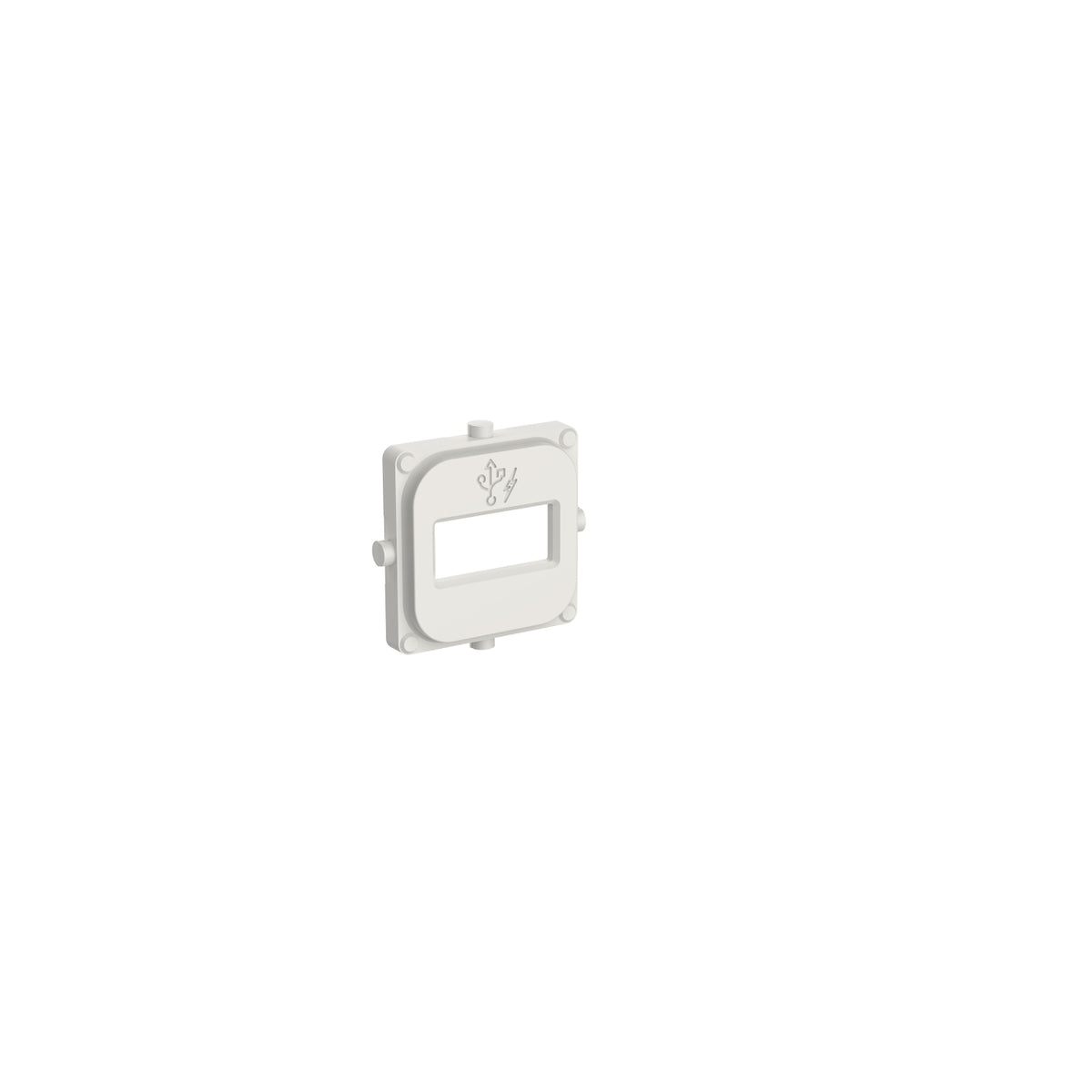 Clipsal Iconic USB Mechanism Cap Single USB Charger Warm Grey - 40E1USBCAP-WY - ARCK Electrical Wholesale Supplies