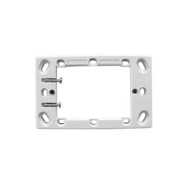 Clipsal 14mm Shallow Mounting Block White - 449ASD-WE