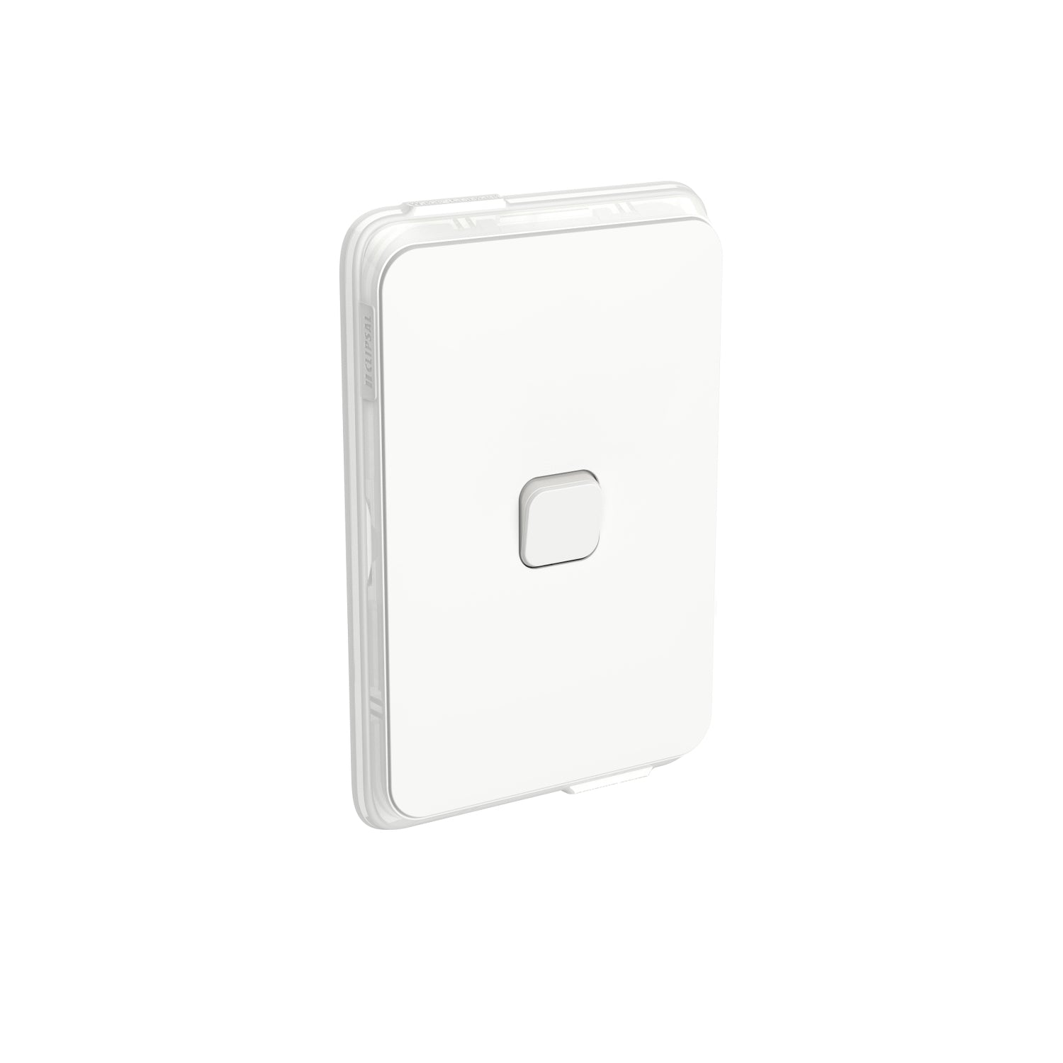 Clipsal Iconic Switch Vertical 1 Gang 1/2 Way 10AX 230/240V Vivid White - 3041V44-VW - ARCK Electrical Wholesale Supplies