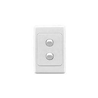 Clipsal Classic 2 Gang Switch - 2032VA-WE