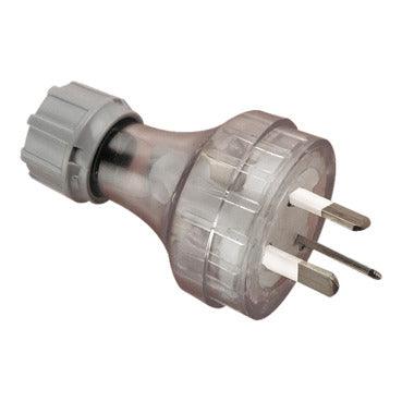 Clipsal 3 Pin Plug Top Safety Shield Extra Heavy Duty (Transparent) - 439SXHD-TR