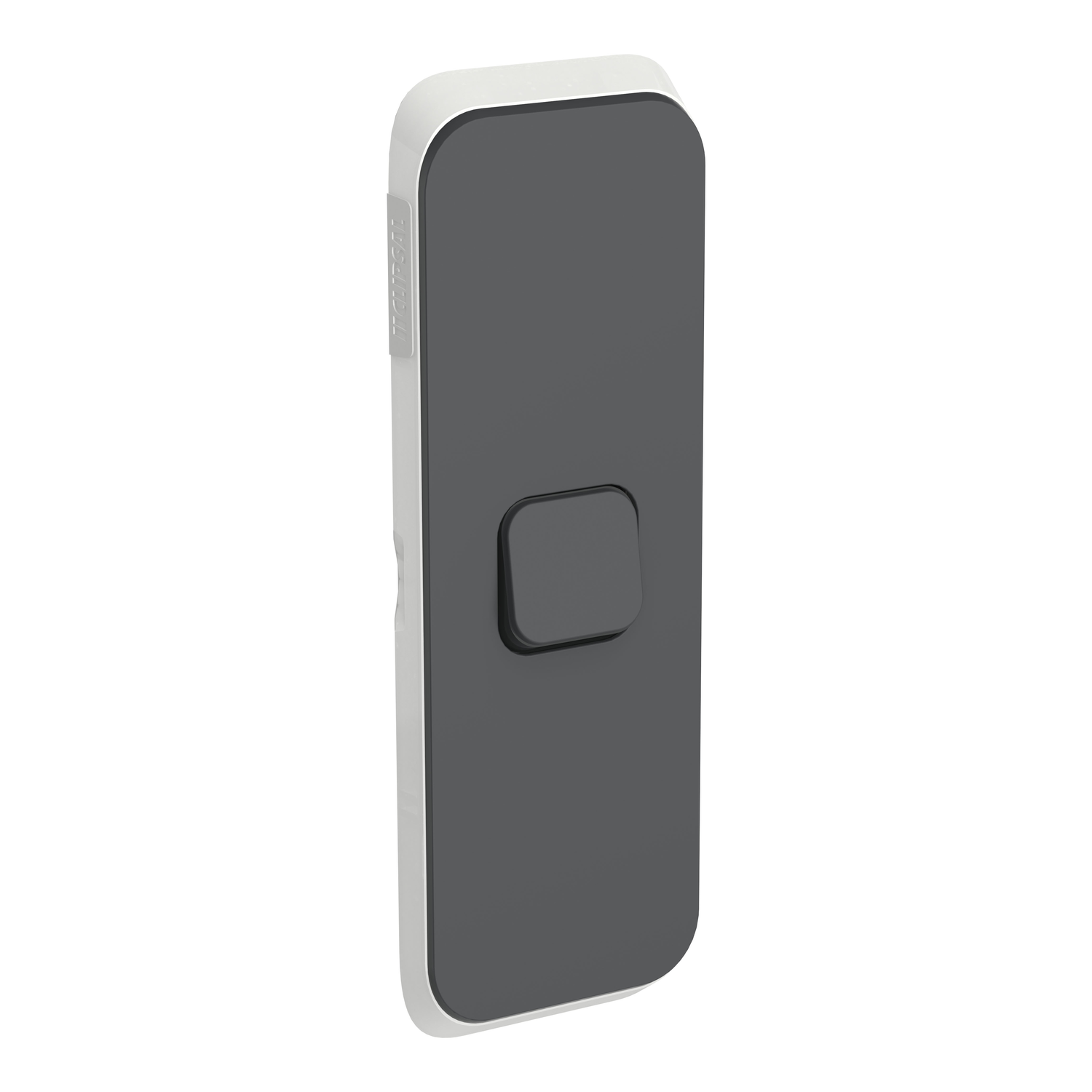 Clipsal Iconic Switch Plate Skin 1 Gang Vertical Mount Clip-On Anthracite - 3041AC-AN - ARCK Electrical Wholesale Supplies