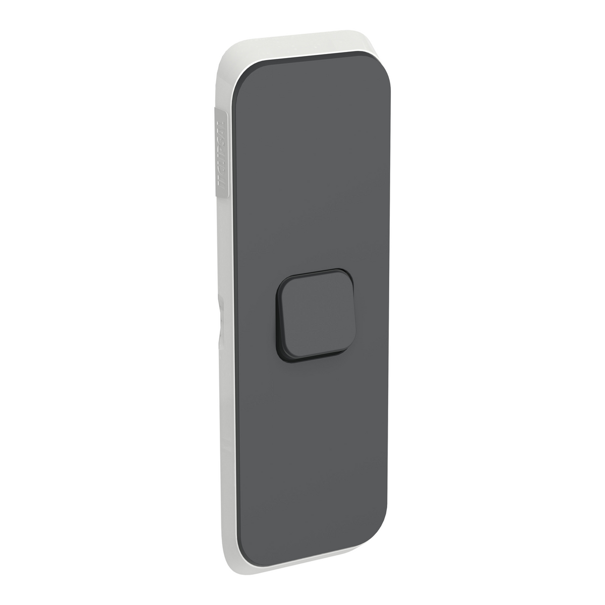 Clipsal Iconic Switch Plate Skin 1 Gang Vertical Mount Clip-On Anthracite - 3041AC-AN - ARCK Electrical Wholesale Supplies
