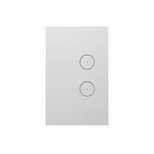 Saturn 2 Gang Switch Grid & Pl - Z4062VH-ZW - ARCK Electrical Wholesale Supplies