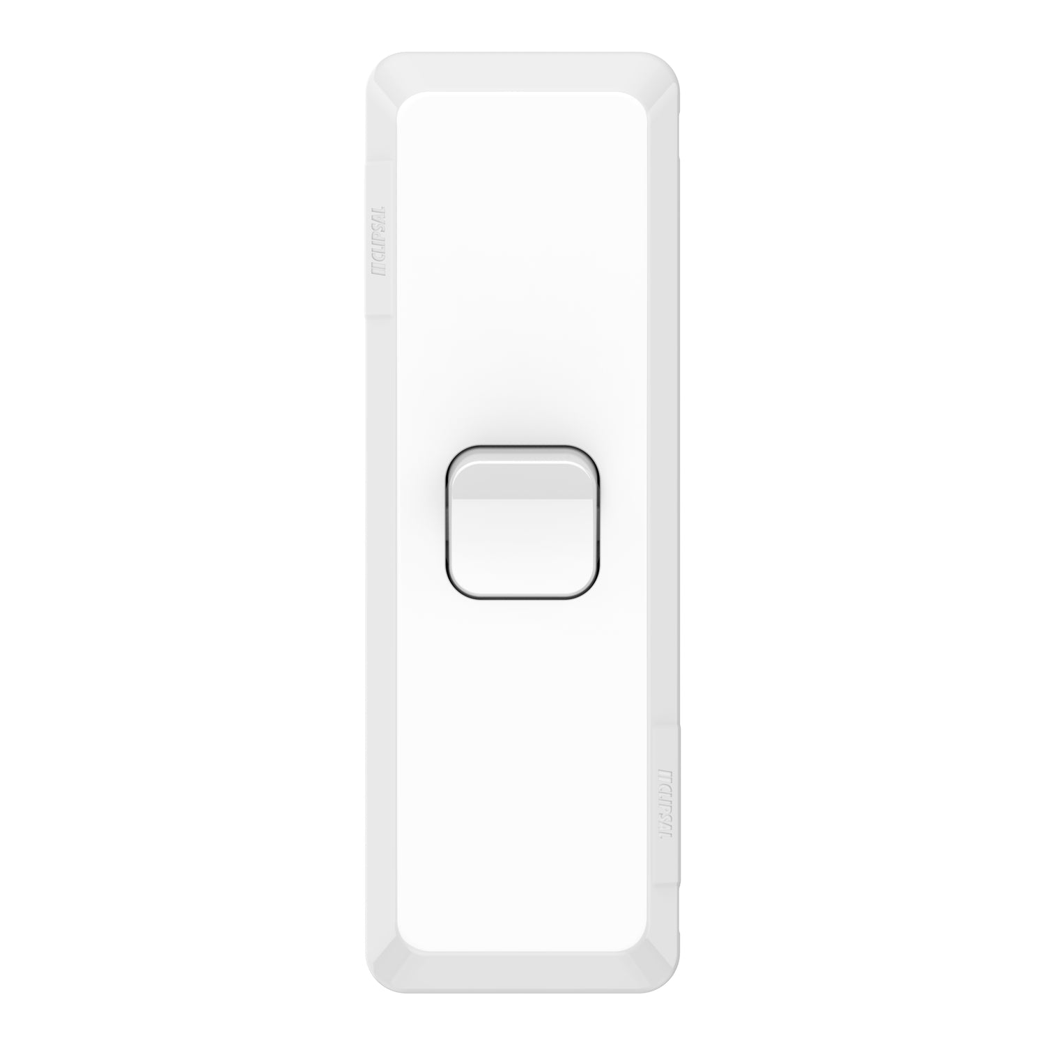 Clipsal Pro Series Architrave Switch Vertical Mount 1 Gang 230/240V Extra Vivid White - P3041A-XW - ARCK Electrical Wholesale Supplies