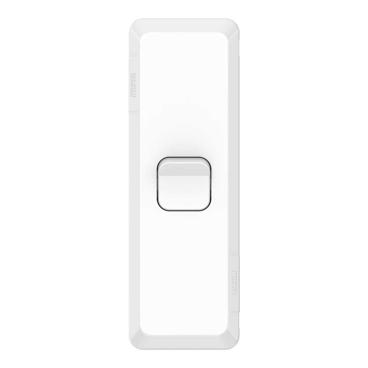Clipsal Pro Series Architrave Switch Vertical Mount 1 Gang 230/240V Extra Vivid White - P3041A-XW - ARCK Electrical Wholesale Supplies