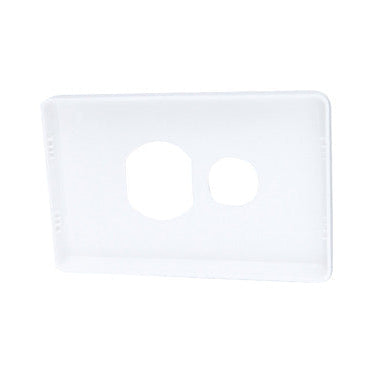 Clipsal C2000 Single Internal Powerpoint Cover Plate White- C2015C-WE - ARCK Electrical Wholesale Supplies