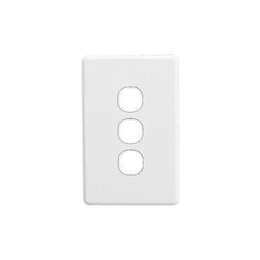 Clipsal Classic 3 Gang Grid & Plate - C2033VH-WE