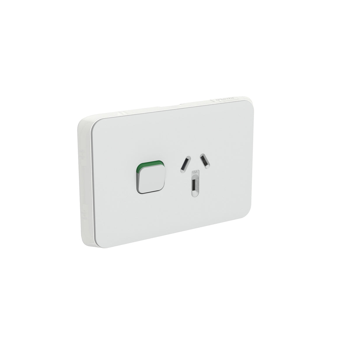 Clipsal Iconic Single Power Point Skin Horizontal Mount 250V 10A Cool Grey - 3015C-CY - ARCK Electrical Wholesale Supplies