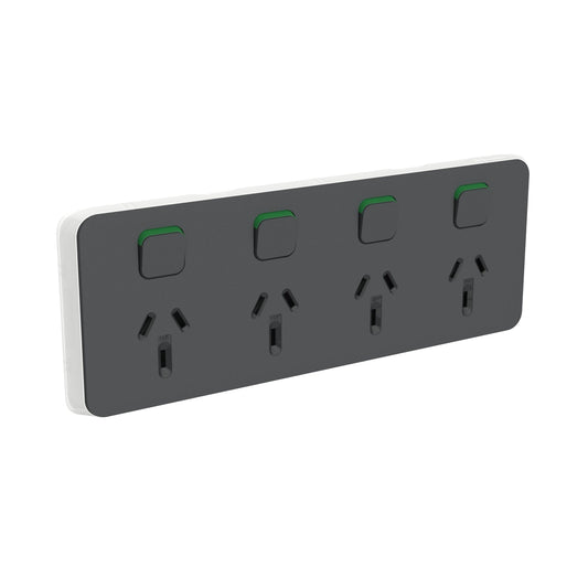 Clipsal Iconic Quad Power Poin - 3015/4C-AN - ARCK Electrical Wholesale Supplies