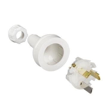 Clipsal 3 Pin 10A Plug Top Transparent - 439S-TR