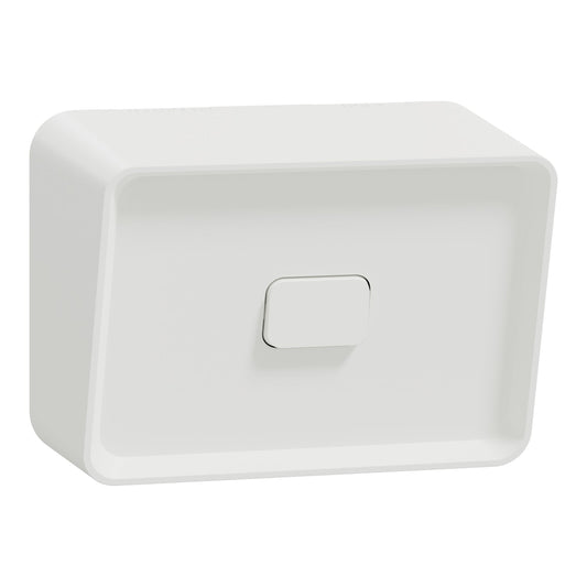 Clipsal Iconic Outdoor 1 Gang, Switch, horizontal - O3041HA-XW - ARCK Electrical Wholesale Supplies