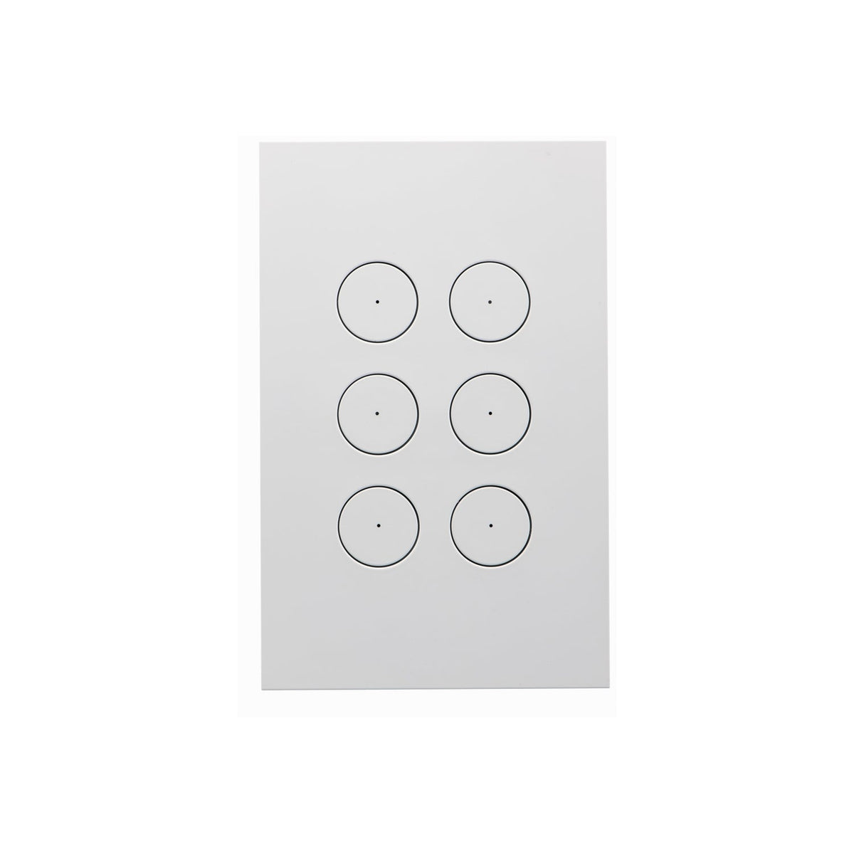 Clipsal Saturn ZEN 6 Gang Grid & Plate White - Z4066VH-ZW - ARCK Electrical Wholesale Supplies