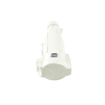 Clipsal 15 Amp 56 SERIES 2 Pole 3 Flat Pins IP66 Pendant Outlet Resistant White   56SPO315 - ARCK Electrical Wholesale Supplies