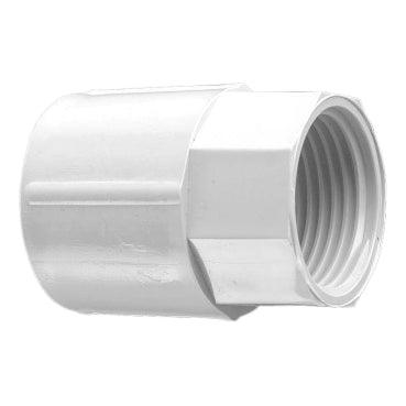 Clipsal 25mm Plain To Screw PVC Conduit Female Coupling - 258/25-GY