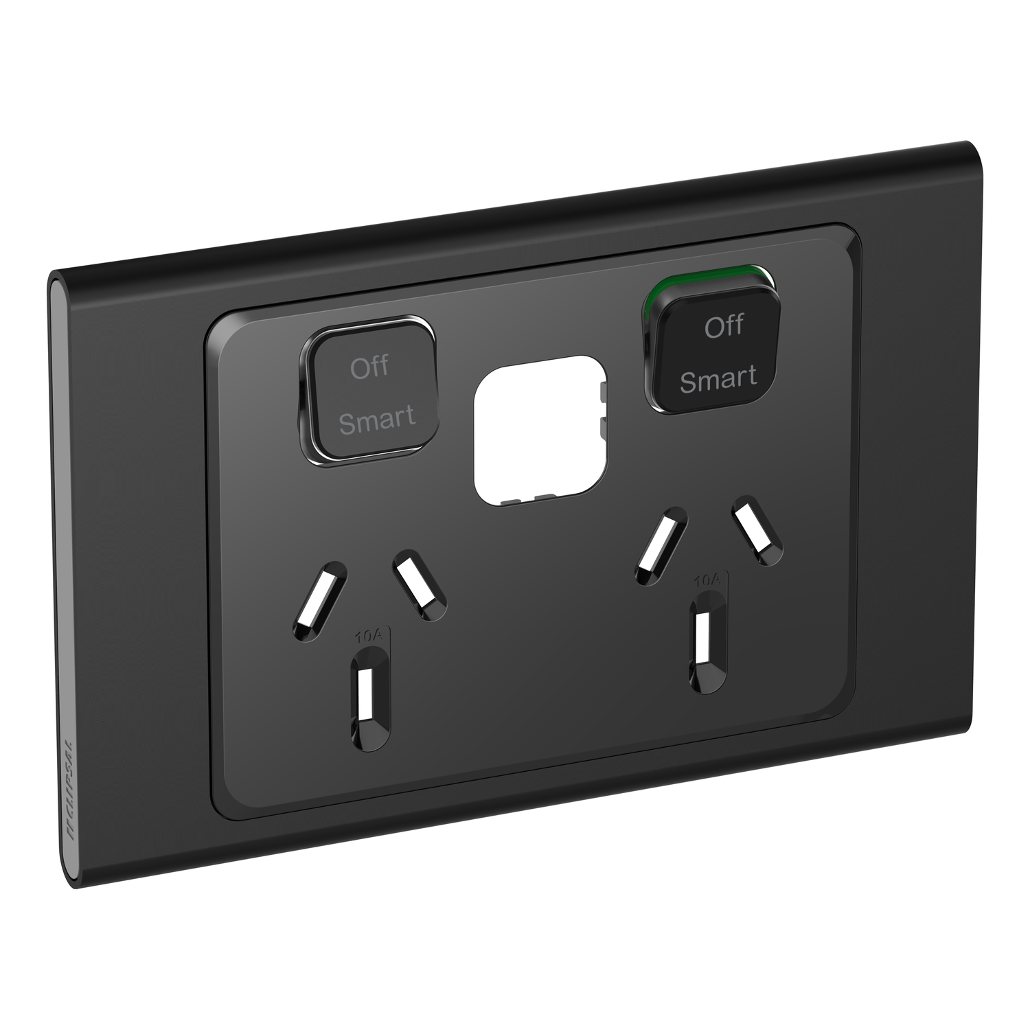 Clipsal Iconic Styl Styl Skin Connected Socket Wiser Horizontal Twin - S3025CSC-SH - ARCK Electrical Wholesale Supplies