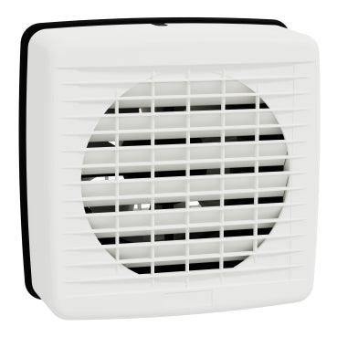 Clipsal Airflow Widow Exhaust Fan, Axial, 150mm Pull-Cord Switch - 7007AN