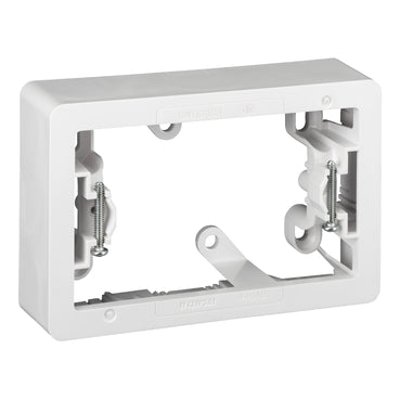 Clipsal Iconic Basic Standard Mounting Block 34mm Depth - 449AB-VW