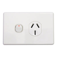 Clipsal Classic Single Powerpoint 20 Amp - C2015/20-WE