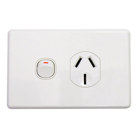 Clipsal Classic Single Powerpoint 20 Amp - C2015/20-WE