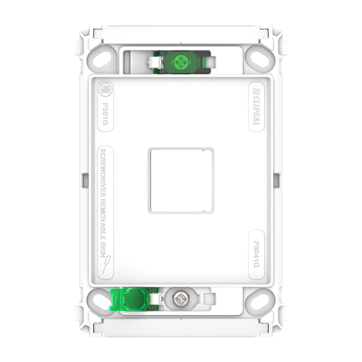 Clipsal Pro Series Switch Grid 1 Gang Horizontal/Vertical Mount - P3041G - ARCK Electrical Wholesale Supplies