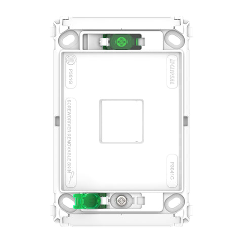 Clipsal Pro Series Switch Grid 1 Gang Horizontal/Vertical Mount - P3041G - ARCK Electrical Wholesale Supplies