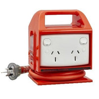 Clipsal - Safety and Protection RCD Protected Quad Switch Socket Outlet 250V, 15A, 30mA - 485P4CB15/30-EO
