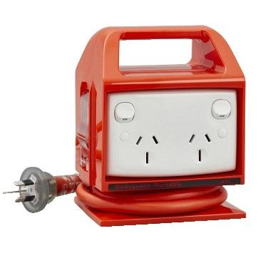 Clipsal - Safety and Protection RCD Protected Quad Switch Socket Outlet 250V, 15A, 30mA - 485P4CB15/30-EO