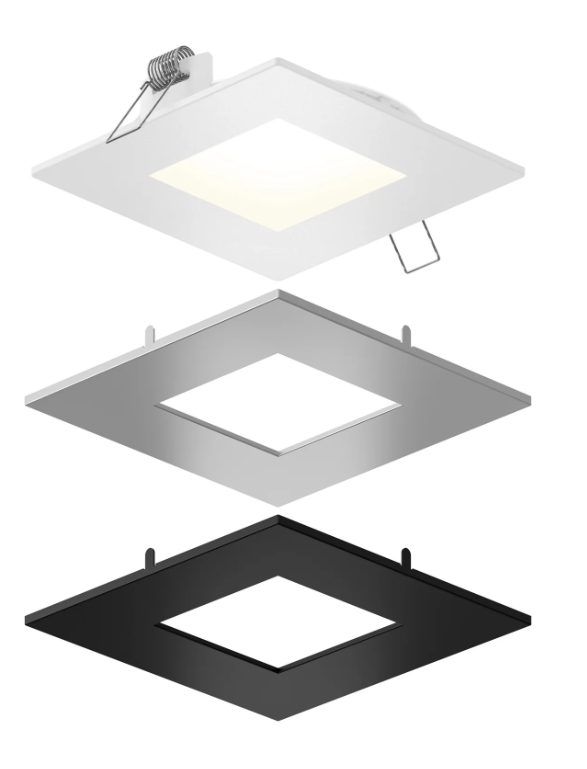 Stair lights, square 100x100mm White - BTDSTAIR4CC/WHT