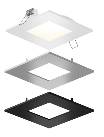 Stair lights, square 100x100mm White - BTDSTAIR4CC/WHT