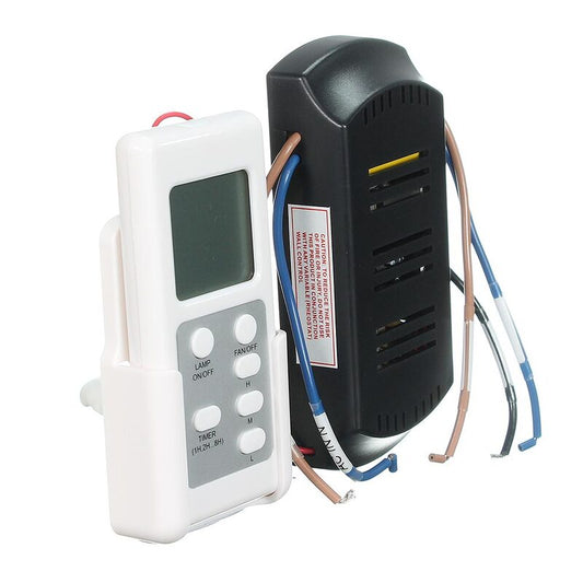 Mercator White Ceiling Fan Remote Control With LCD Screen - FRM97 - ARCK Electrical Wholesale Supplies