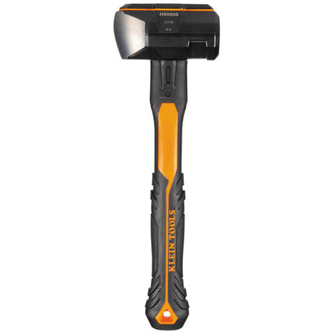 Klein Tools Fiberglass Handle Wedge Sledge Hammer, 6-Pound- A-H80606