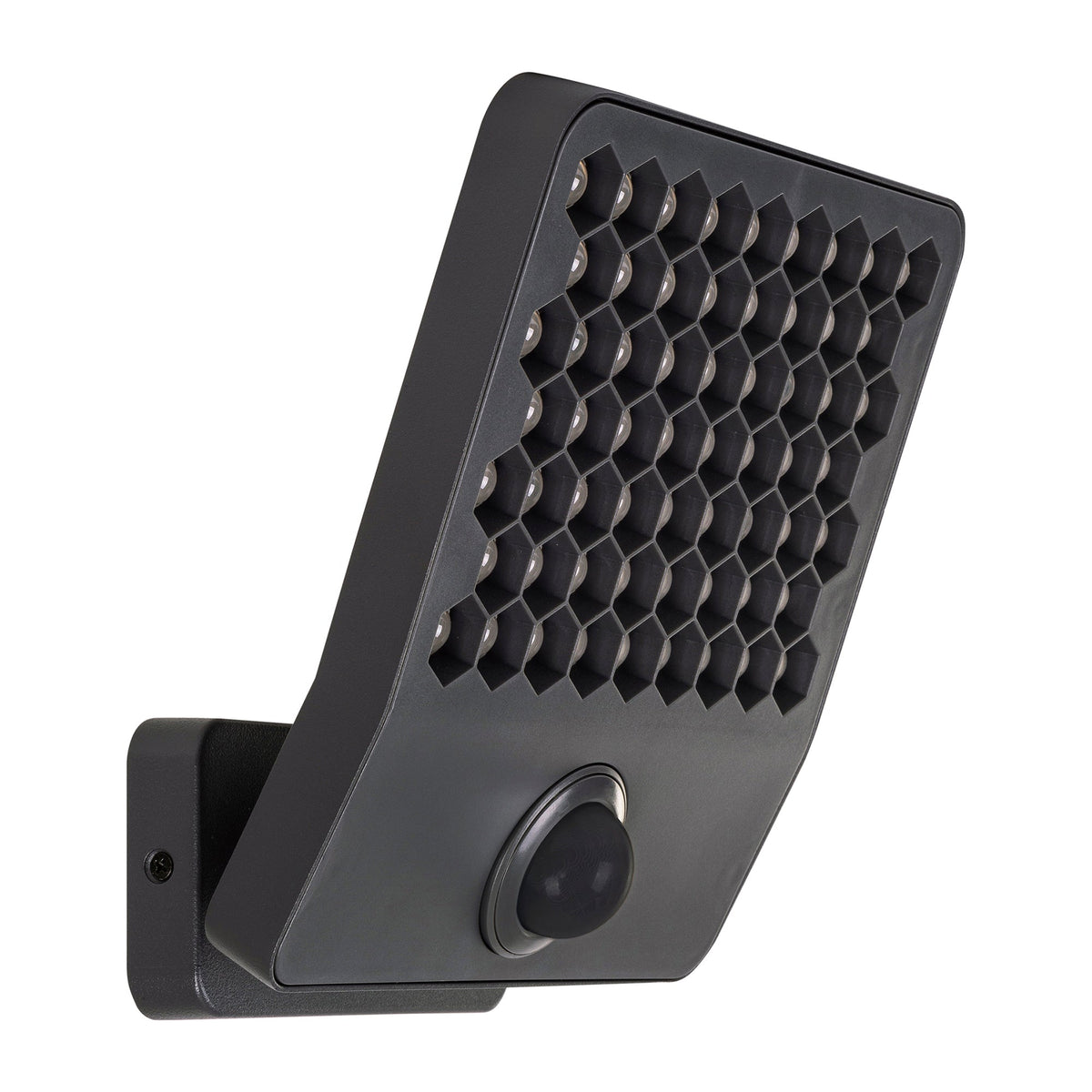 Favo Aluminium Grey LED Floodlight with Sensor - HV3722N-GRY-PIR