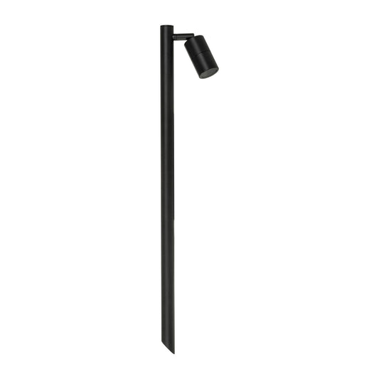 Mini Tivah Black MR11 Single Adjustable LED Bollard Spike Light - HV1423MR11NW